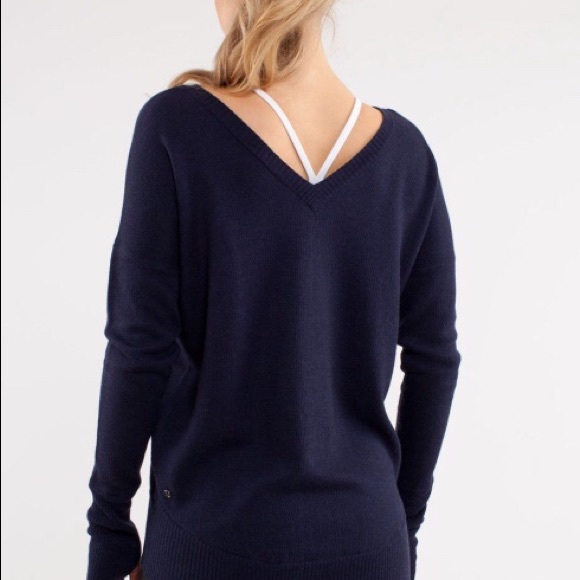 Lululemon Yin Me Pullover Sweater 6 blue - Picture 2 of 8